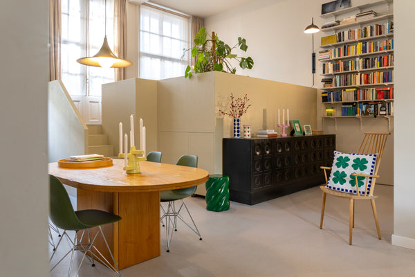 Cadre photo à rayures vertes