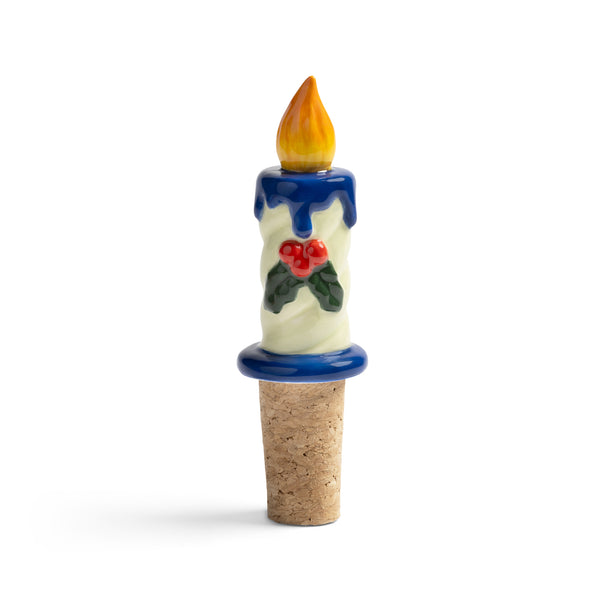 Bouchon de bouteille bougie de Noël
