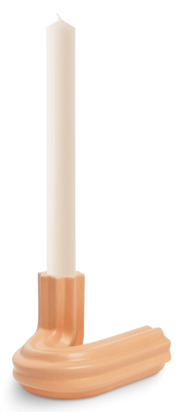 Bougeoir Templo orange