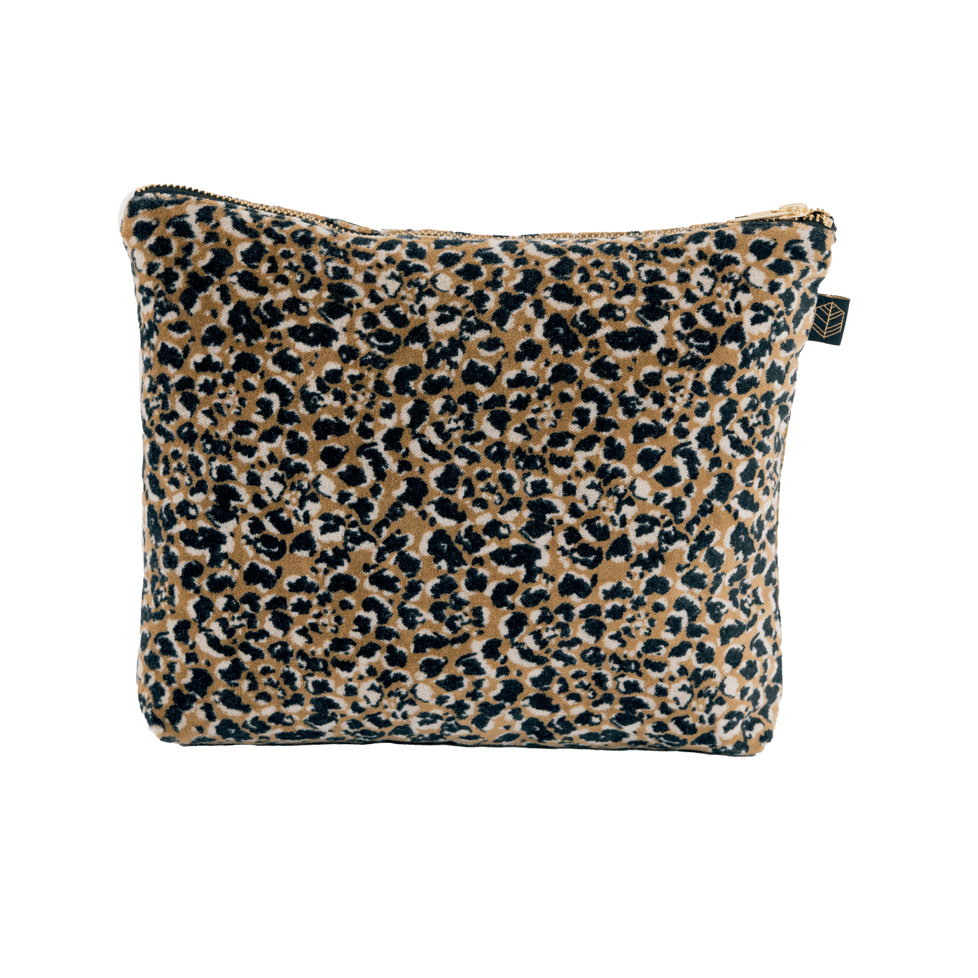 Trousse en velours Gairo or