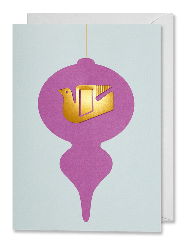 Carte de Noël oiseau