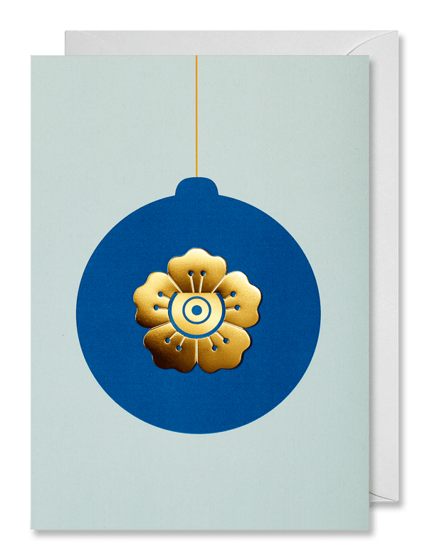 Carte de Noël fleur