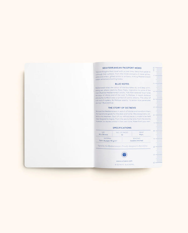 Carnets de notes Passeport bleu