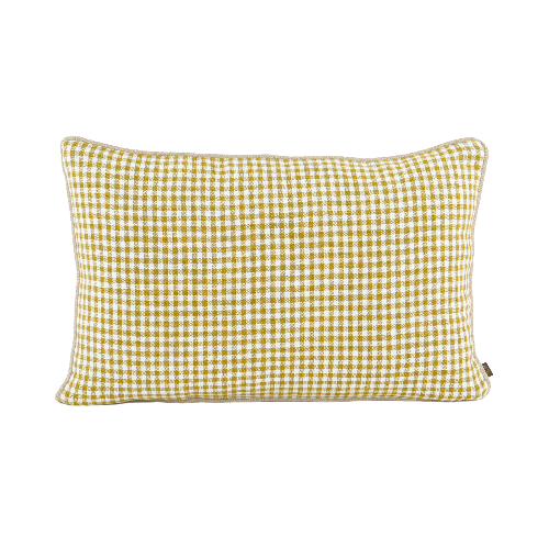 Housse de coussin en lin Piana citrus