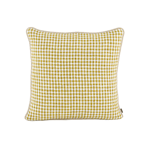 Housse de coussin en lin Piana citrus