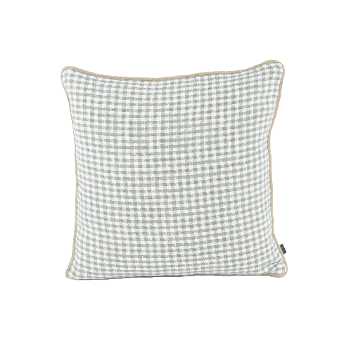 Housse de coussin en lin Piana sauge