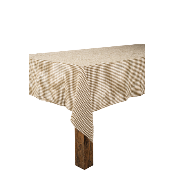 Nappe en lin Piana kaki