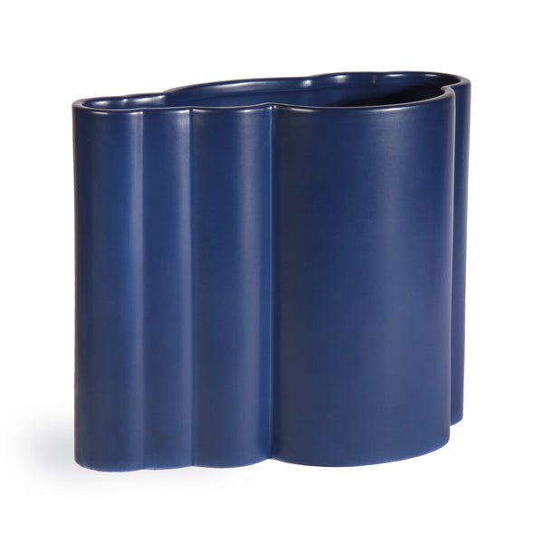 Vase billow bleu