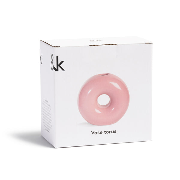 Vase torus rose