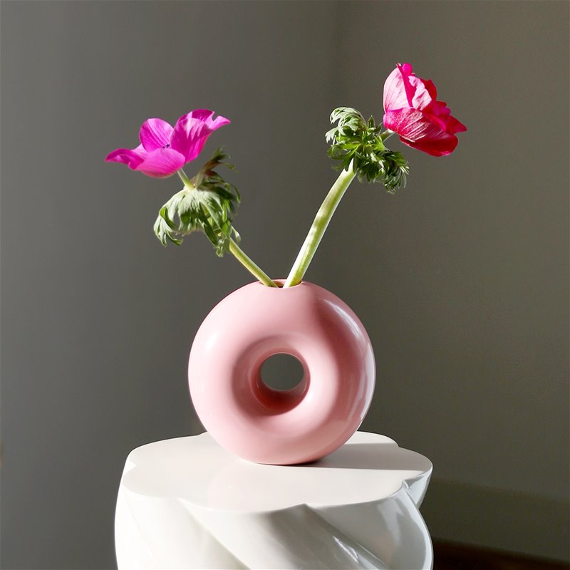 Vase torus rose