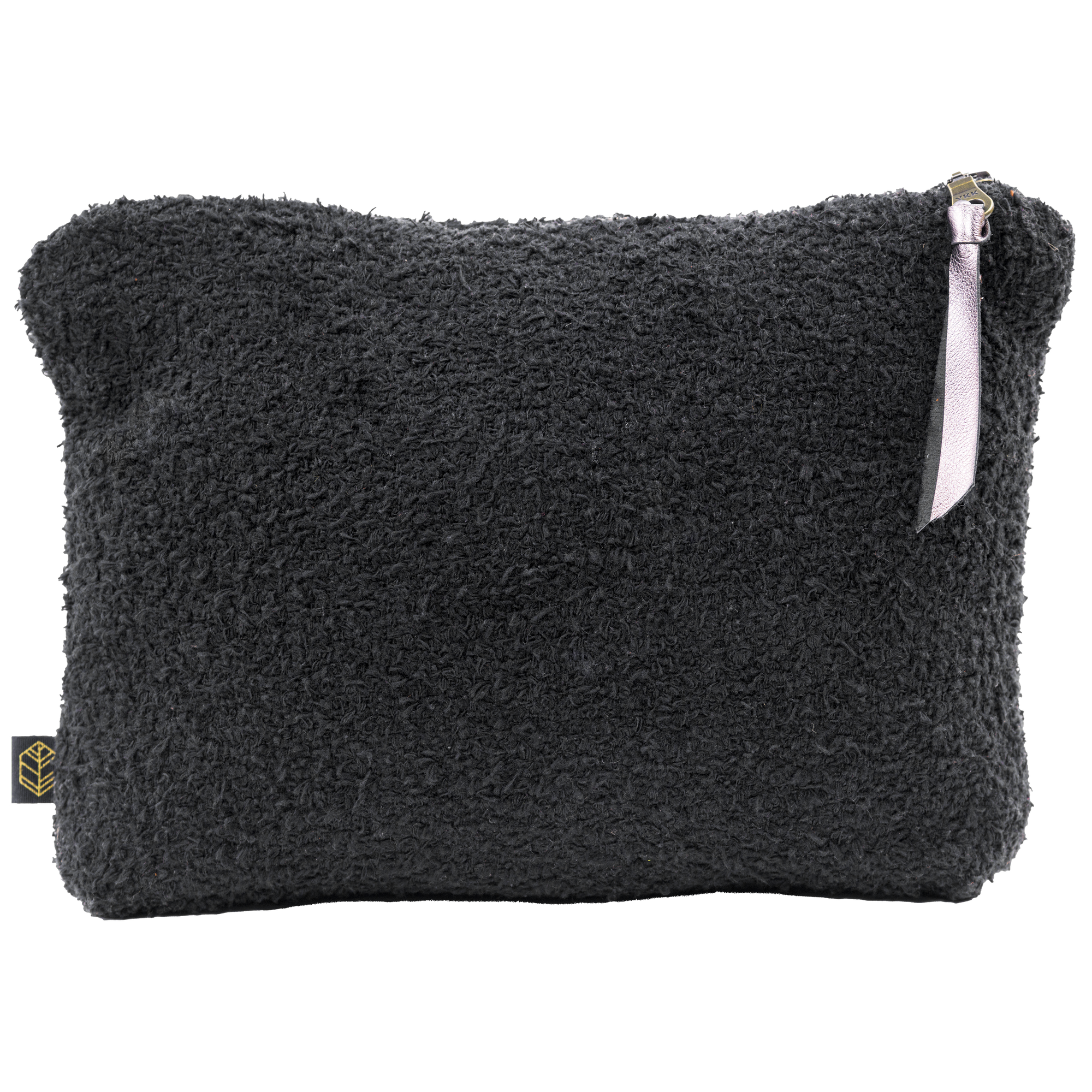 Pochette en bouclette de coton lavé Erode Blanc