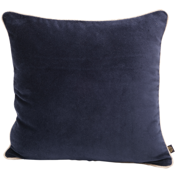 Housse de coussin en velours New Delhi denim