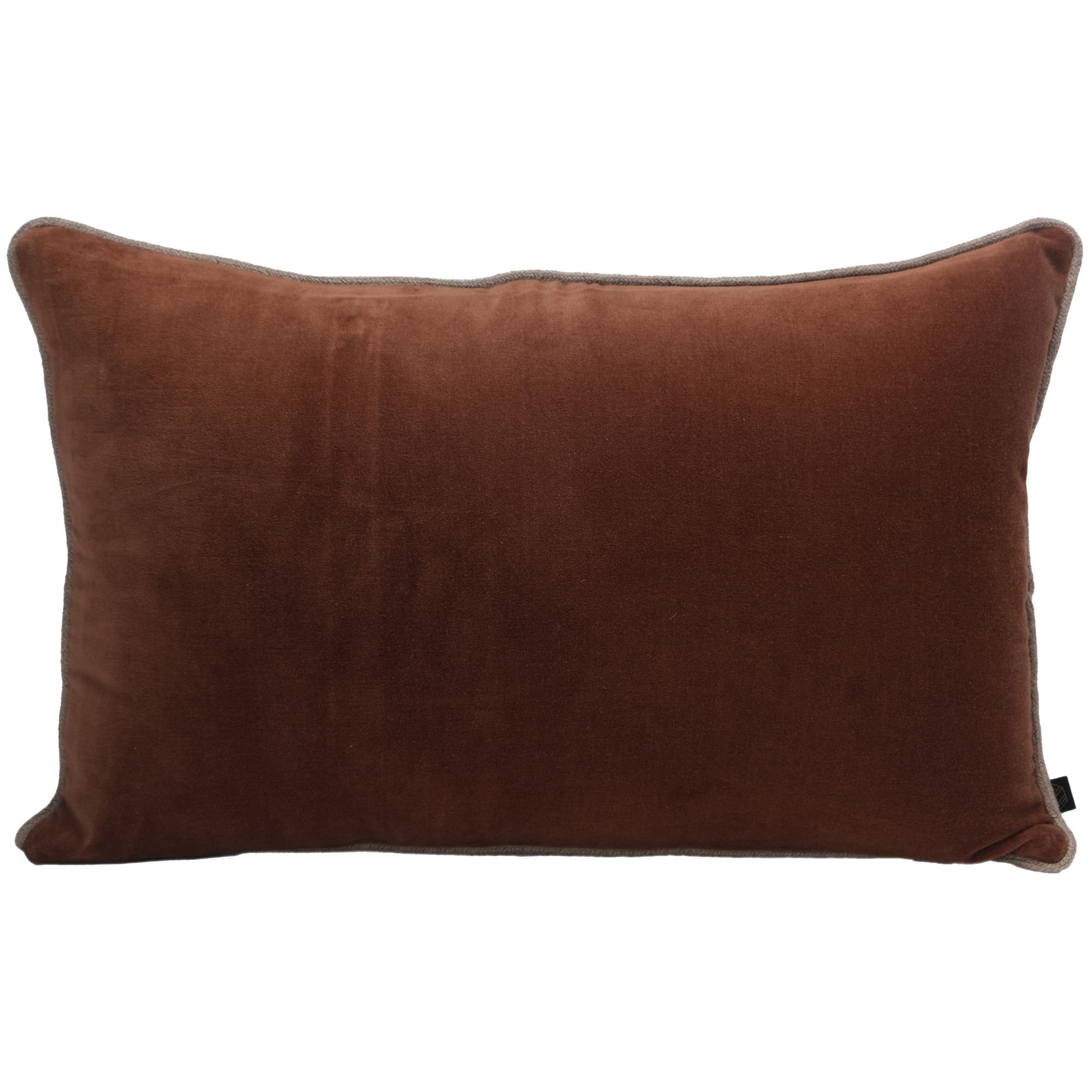 Housse de coussin en velours New Delhi moka