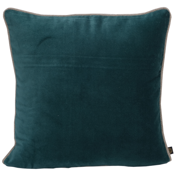 Housse de coussin en velours New Delhi peacock